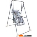 Детские шезлонги и качалки Globex Ветерок-Люкс Мишки 1602-24 (серый)