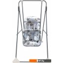 Детские шезлонги и качалки Globex Ветерок-Люкс Мишки 1602-24 (серый)