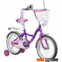 Детские велосипеды Novatrack Little Girlzz 16 2023 167GIRLZZ.VL23 (фиолетовый)