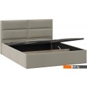 Кровати Трия Глосс универсальный тип 1 с ПМ 160x200 (велюр мокко темный)