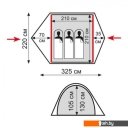 Палатки TRAMP Quick 3 V2 (зеленый)