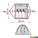 Палатки TRAMP Quick 3 V2 (зеленый)