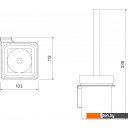 Аксессуары для ванной и туалета IDDIS Slide SLIBSG0I47