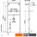 Инсталляции для унитазов, раковин, биде и писсуаров Berges Wasserhaus Novum 049214