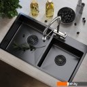 Кухонные мойки Mixline 547241 (черный графит, 3 мм)