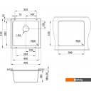 Кухонные мойки Granula GR-3801 (шварц)