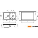 Кухонные мойки Granula GR-8201 (черный)