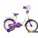 Детские велосипеды Novatrack Butterfly 16 2023 167BUTTERFLY.WVL23 (белый/фиолетовый)