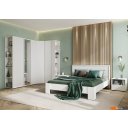 Кровати Стендмебель Хелен КР 02 140x200 (белый/белый)