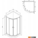 Душевые кабины AM.PM X-Joy Twin Slide W88G-205-080BT64 80x80