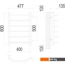 Полотенцесушители TERMINUS Классик П6 400x600 бп (хром)