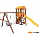 Детские спортивные комплексы и игровые площадки Perfetto Sport Pitigliano-4 + качели Паутина