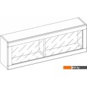 Полки, стеллажи, системы хранения Anrex Jazz 1V каштан найроби