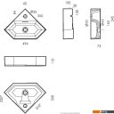 Умывальники Sanita Luxe Line LIN35SLWB01