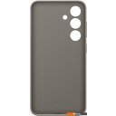 Чехлы для телефонов Samsung Vegan Leather Case S24 (серо-коричневый)
