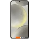 Чехлы для телефонов Samsung Vegan Leather Case S24+ (серо-коричневый)