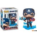 Роботы, трансформеры, фигурки Funko Funko POP! Bobble Marvel Avengers Endgame Captain America w/Broken Shield&Mjolnir