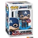 Роботы, трансформеры, фигурки Funko Funko POP! Bobble Marvel Avengers Endgame Captain America w/Broken Shield&Mjolnir