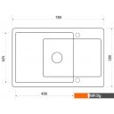 Кухонные мойки Zigmund & Shtain Rechteck 780.490 (швейцарский шоколад)
