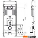 Инсталляции для унитазов, раковин, биде и писсуаров Tece 9.400.414