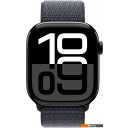 Умные часы и браслеты Apple Watch Series 10 46 мм (алюминиевый корпус, черный/темно-серый, нейлоновый ремешок)
