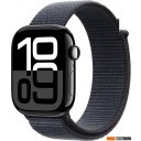 Умные часы и браслеты Apple Watch Series 10 46 мм (алюминиевый корпус, черный/темно-серый, нейлоновый ремешок)