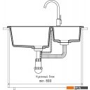 Кухонные мойки GranFest GF-P780K (кашемир)