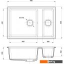 Кухонные мойки GranFest GF-LV-760K (иней)