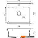 Кухонные мойки GranFest Urban GF-UR-658 (черный)