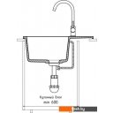 Кухонные мойки GranFest Urban GF-UR-658L (темно-серый)