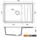 Кухонные мойки GranFest GF-LV-760L (терракот) Кухонные мойки GranFest GF-LV-760L (терракот)