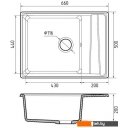 Кухонные мойки GranFest GF-LV-660L (терракот)