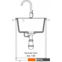 Кухонные мойки GranFest Urban GF-UR-644 (черный)