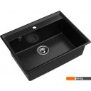 Кухонные мойки GranFest GF-LV-660 (черный)