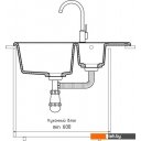 Кухонные мойки GranFest QUARZ Z-21K (темно-серый)