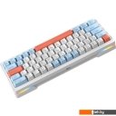 Клавиатуры Cyberlynx ZA63 Pro White Blue Orange (TNT Yellow)