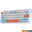 Клавиатуры Cyberlynx ZA63 Pro White Blue Orange (TNT Yellow)