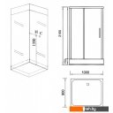 Душевые кабины Grossman GR166 90x100 Душевые кабины Grossman GR166 90x100