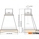 Вытяжки Elikor Ротонда 60П-650-П3Л (бежевый/дуб)