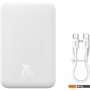 Портативные зарядные устройства Baseus Magnetic Mini Wireless Fast Charge Power Bank 20W 20000mAh (белый)