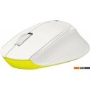 Мыши Logitech M330 Silent Plus (белый/желтый)