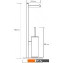 Аксессуары для ванной и туалета Bemeta Dark 104836110 (черный)