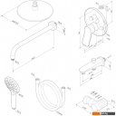 Душевые системы и гарнитуры AM.PM X-Joy FB85A10020