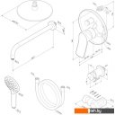 Душевые системы и гарнитуры AM.PM X-Joy FB85A1RH20