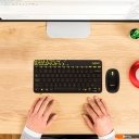 Наборы периферии Logitech MK240 Nano 920-008198 (черный)