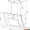 Вытяжки Krona Fiona E 600 PB (черный)