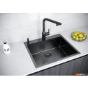 Кухонные мойки Paulmark Kroner-Edge 59 PM775951-GM (вороненая сталь)