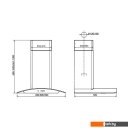 Вытяжки Elikor Аметист 50П-430-К3Д (черный)