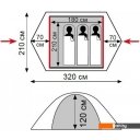 Палатки Tramp Lite Tourist 3 (песочный)