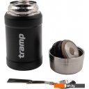 Термосы, термокружки и многоразовые стаканы TRAMP TRC-132ч 800 мл (черный)